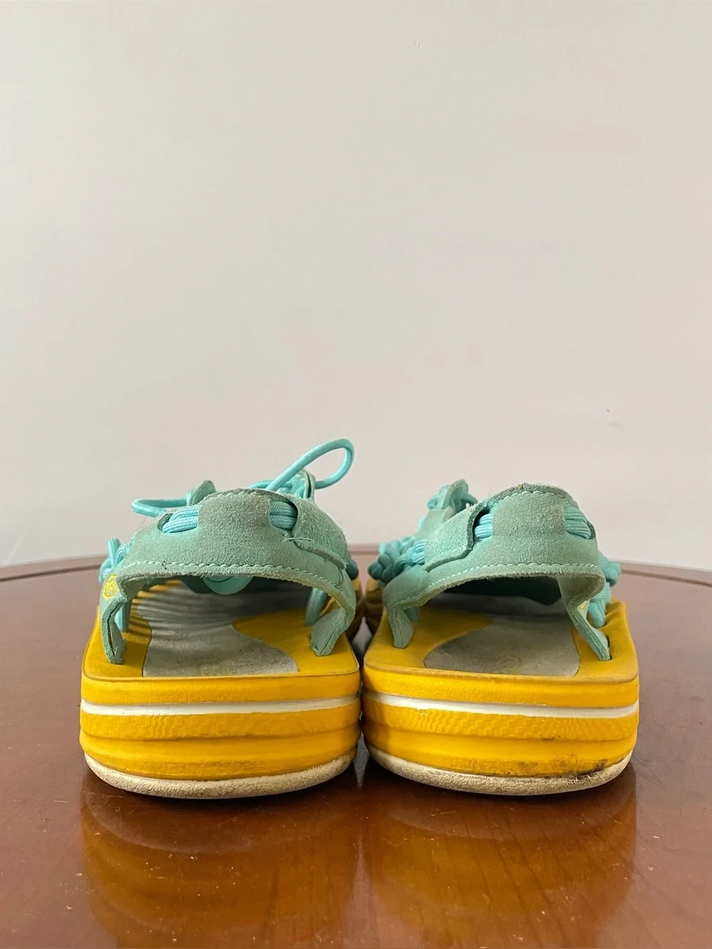 KEEN UNEEK Turquoise Woven Cord Sandals | US 7 - Picture 4 of 8